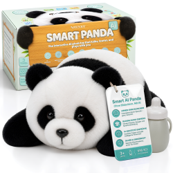 Smart Panda AI – Interaktives sprechendes Kuscheltier mit App für Kinder ab 3 Jahren, 48 cm