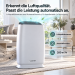 ZENET ZET-202 Luftreiniger mit HEPA H13, Aktivkohle, Ionisation, Luftqualitätssensor und Automatikmodus für bis zu 60 m²
