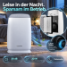 ZENET ZET-202 Luftreiniger mit HEPA H13, Aktivkohle, Ionisation, Luftqualitätssensor und Automatikmodus für bis zu 60 m²