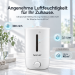 Humidificateur à ultrasons ZENET ZET-414 avec sortie de vapeur rotative à 360°