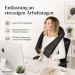 ZENET ZET-758 Shiatsu Nackenmassagegerät mit Infrarot Wärme für Nacken, Schultern und Rücken