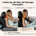ZENET ZET-758 Shiatsu Nackenmassagegerät mit Infrarot Wärme für Nacken, Schultern und Rücken