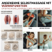 ZENET ZET-757 Shiatsu Nackenmassagegerät mit Infrarot Wärme und 3D Massagerollen Beige