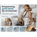ZENET ZET-759 Shiatsu-Nackenmassagegerät mit Wärme, 6 flexiblen Silikonköpfen, 5D-Rotation und 15-Minuten-Timer