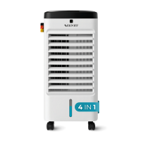 Portable Ventilateur Humidificateur Zenet ZET-483 – 3 en 1 : Rafraîchisseur d'air, Humidificateur et Purificateur d'air, Sans évacuation