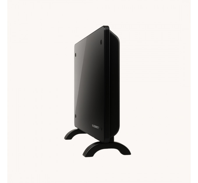 Zenet ZET-530 Glaskonvektor 2000W | Konvektor Heizung Heizkörper LED-Display & Timer | Elektroheizkörper Stand- oder Wand Heizung