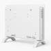  Zenet ZET-526 weißer Glas-Elektrokonvektor, Heizpanel 1500W | Weißes Glas-Heizpanel mit Fernbedienung