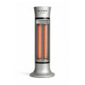Infrarot-Heizstrahler ZENET ZET-516, silber, 1000W | Energieeffiziente und sichere Heizung mit IP24-Schutz