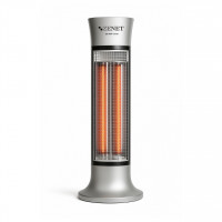 Infrarot-Heizstrahler ZENET ZET-516, silber, 1000W