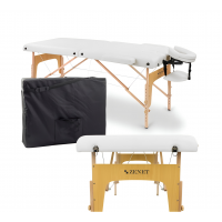 Mobile Massageliege Zenet 1042 größe L (195*70cm)  2 Zonen, klappbar & höhenverstellbar 