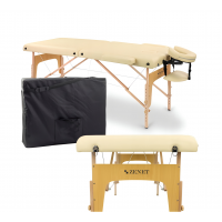 Mobile Massageliege Zenet 1042 größe L (195*70cm)  2 Zonen, klappbar & höhenverstellbar 