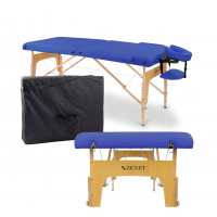 Mobile Massageliege Zenet 1042 größe M (185*70cm)  2 Zonen, klappbar & höhenverstellbar 