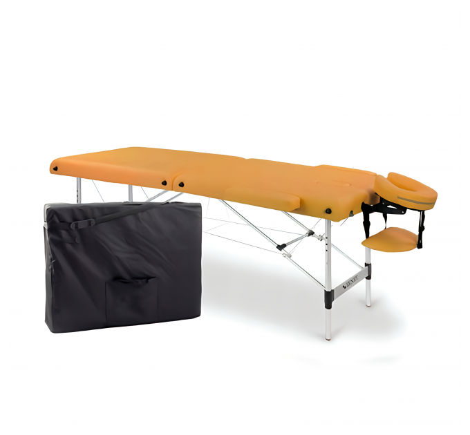 2 Zonen Massageliege Zenet 1044 Größe M (185*70cm), mit Aluminiumgestell