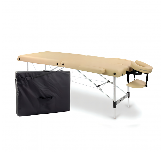 2 Zonen Massageliege Zenet 1044 Größe M (185*70cm), mit Aluminiumgestell
