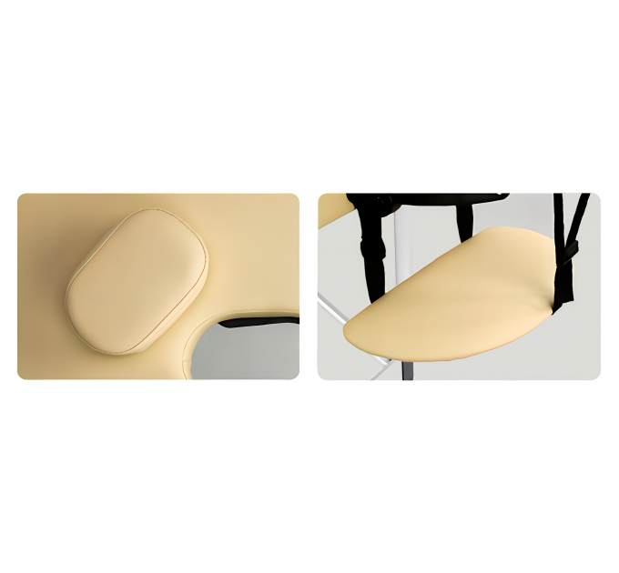 2 Zonen Massageliege Zenet 1044 Größe M (185*70cm), mit Aluminiumgestell