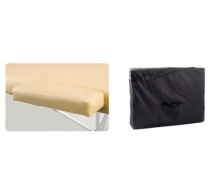 2 Zonen Massageliege Zenet 1044 Größe M (185*70cm), mit Aluminiumgestell