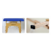 Massageliege  Zenet 1047 größe L (195*70cm) 3 Zonen, klappbar & höhenverstellbar