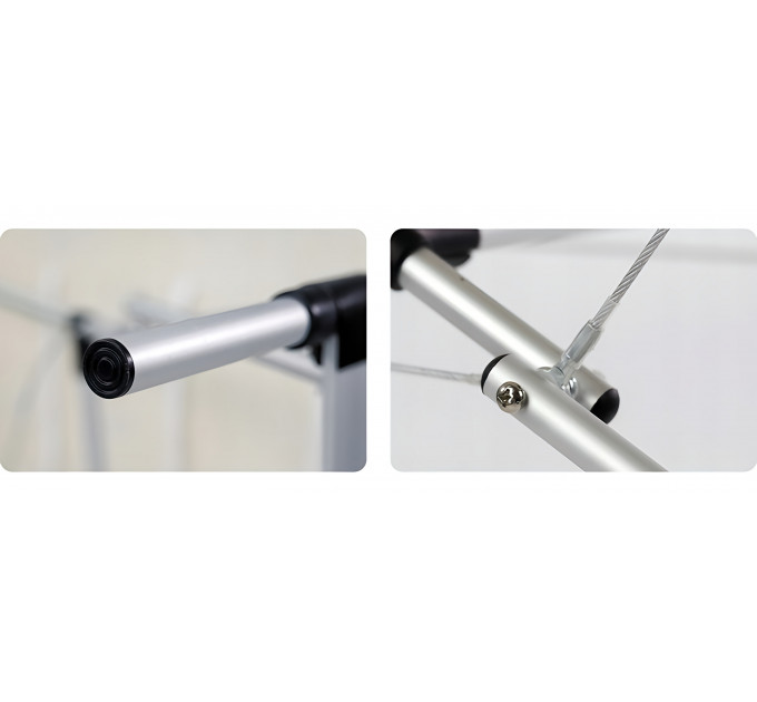3 Zonen Massageliege Zenet 1049 Größe L (195*70cm) mit Aluminiumgestell, klappbar und höhenverstellbar