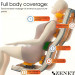 Massagesessel Zenet Zet-1288 mit Wärmefunktion | Beiger Massagesessel für Zuhause und Büro