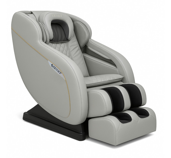 Zenet Zet-1288 Massagesessel Grau mit Schwerelosigkeit und Wärmefunktion