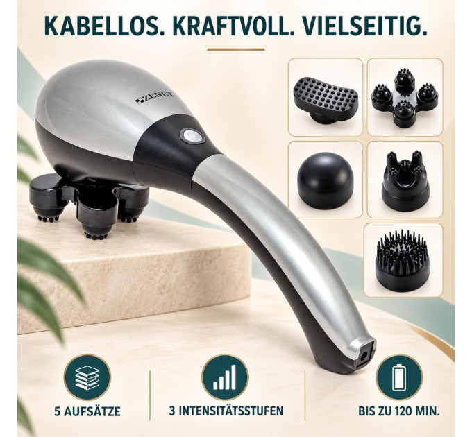 ZENET Wellness-Duo ZET-763 + ZET-716 – Massage für Füße und Körper