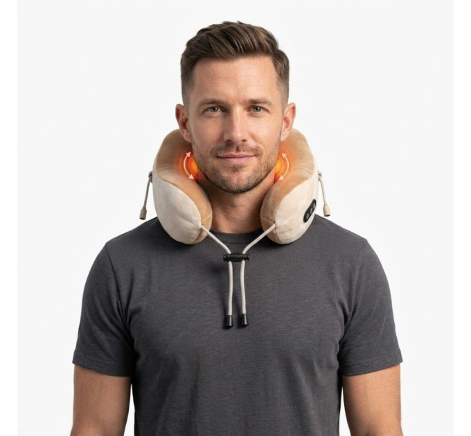 Zenet ZET-742 – Coussin de Massage Cervical Shiatsu avec Chaleur et Recharge USB