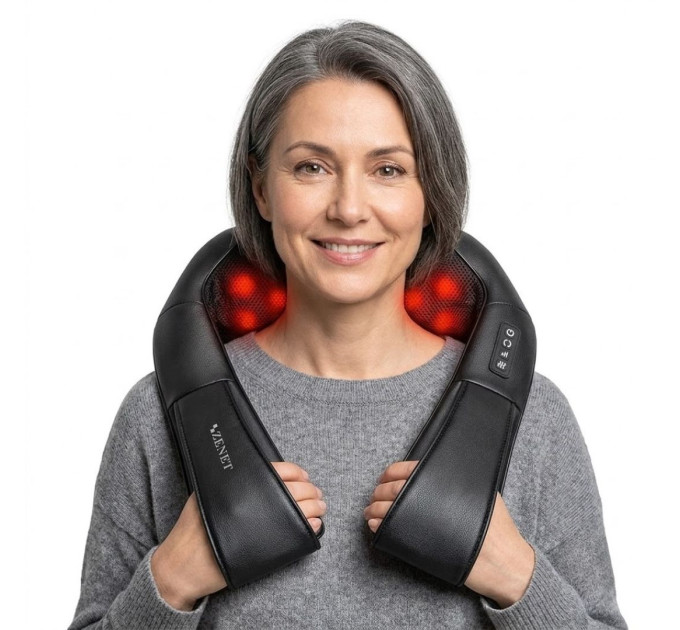 Shiatsu Nackenmassagegerät und Rückenmassagegerät mit Wärmefunktion Zenet 758