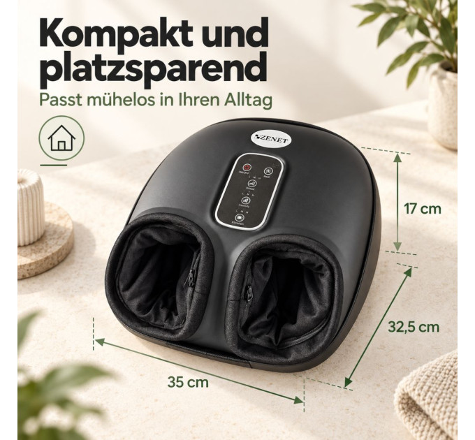 ZENET Wellness-Duo ZET-761 + ZET-705 – Massage für Füße und Körper