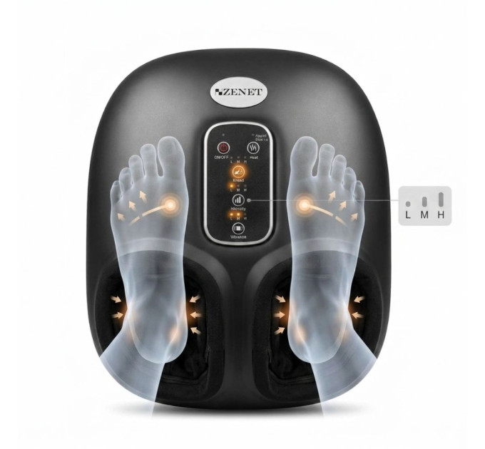 Profi Shiatsu Fußmassagegerät mit Wärmefunktion & Timer