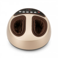 Fußmassagegerät Shiatsu-Fußmassage mit Wärmefunktion, Kneten, Shiatsu Massagegerät mit Wärmefunktion, Rollen und Luftkompression, Zenet Zet-762