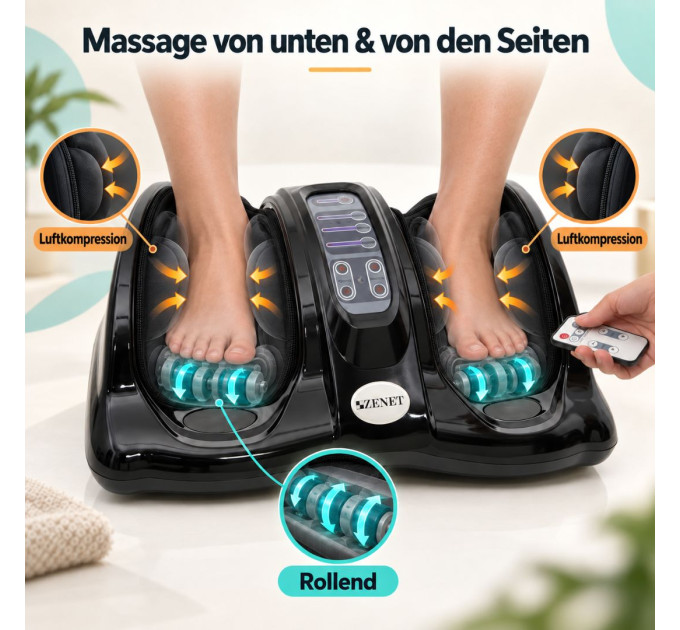 ZENET Wellness-Duo ZET-763 + ZET-716 – Massage für Füße und Körper