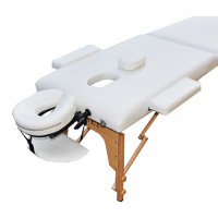 Mobile Massageliege Zenet 1042 größe L (195*70cm)  2 Zonen, klappbar & höhenverstellbar 