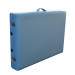 Mobile Massageliege Klappbar 2 Zone, Höhenverstellbare  Größe S hellblau Zenet ZET-1042