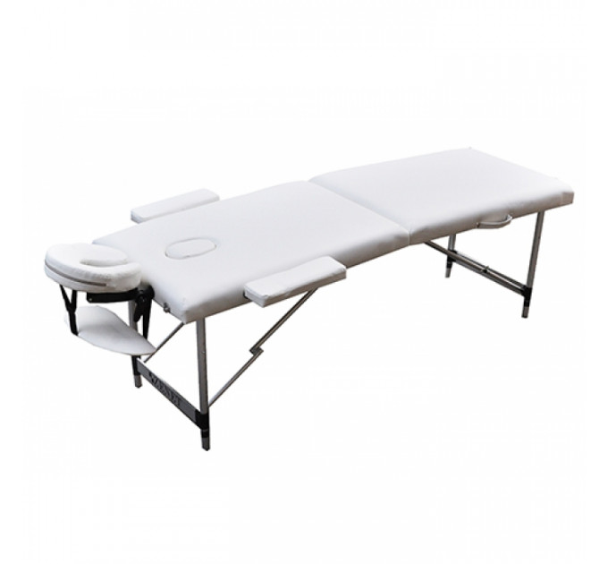 2 Zonen Massageliege Zenet 1042 Größe S (180*60cm), mit Aluminiumgestell