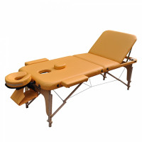 3 Zonen Massageliege Zenet 1049 Größe L (195*70cm) mit Aluminiumgestell, klappbar und höhenverstellbar