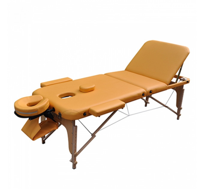 3 Zonen Massageliege Zenet 1049 Größe L (195*70cm) mit Aluminiumgestell, klappbar und höhenverstellbar