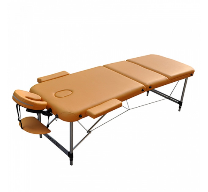 3 Zonen Massageliege Zenet 1049 Größe L (195*70cm) mit Aluminiumgestell, klappbar und höhenverstellbar