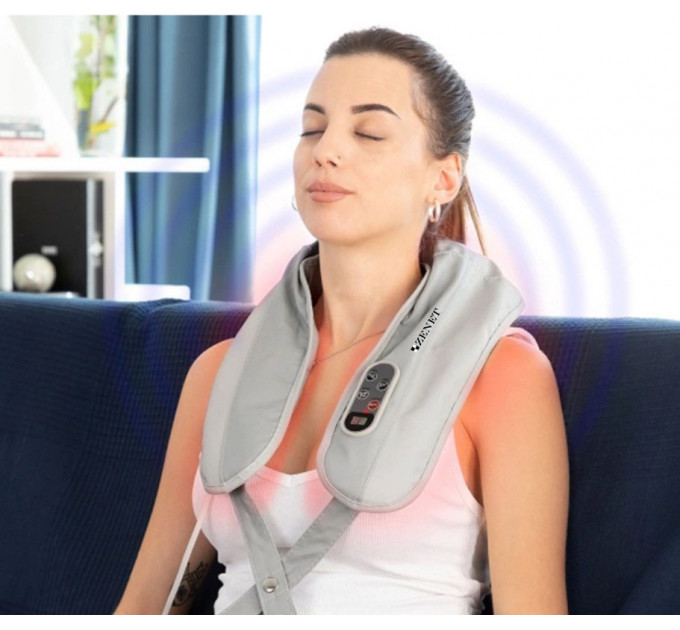 Nackenmassagegerät Klopfmassage Nacken Rücken Schulter Massagegerät elektrisch Zenet ZET-756