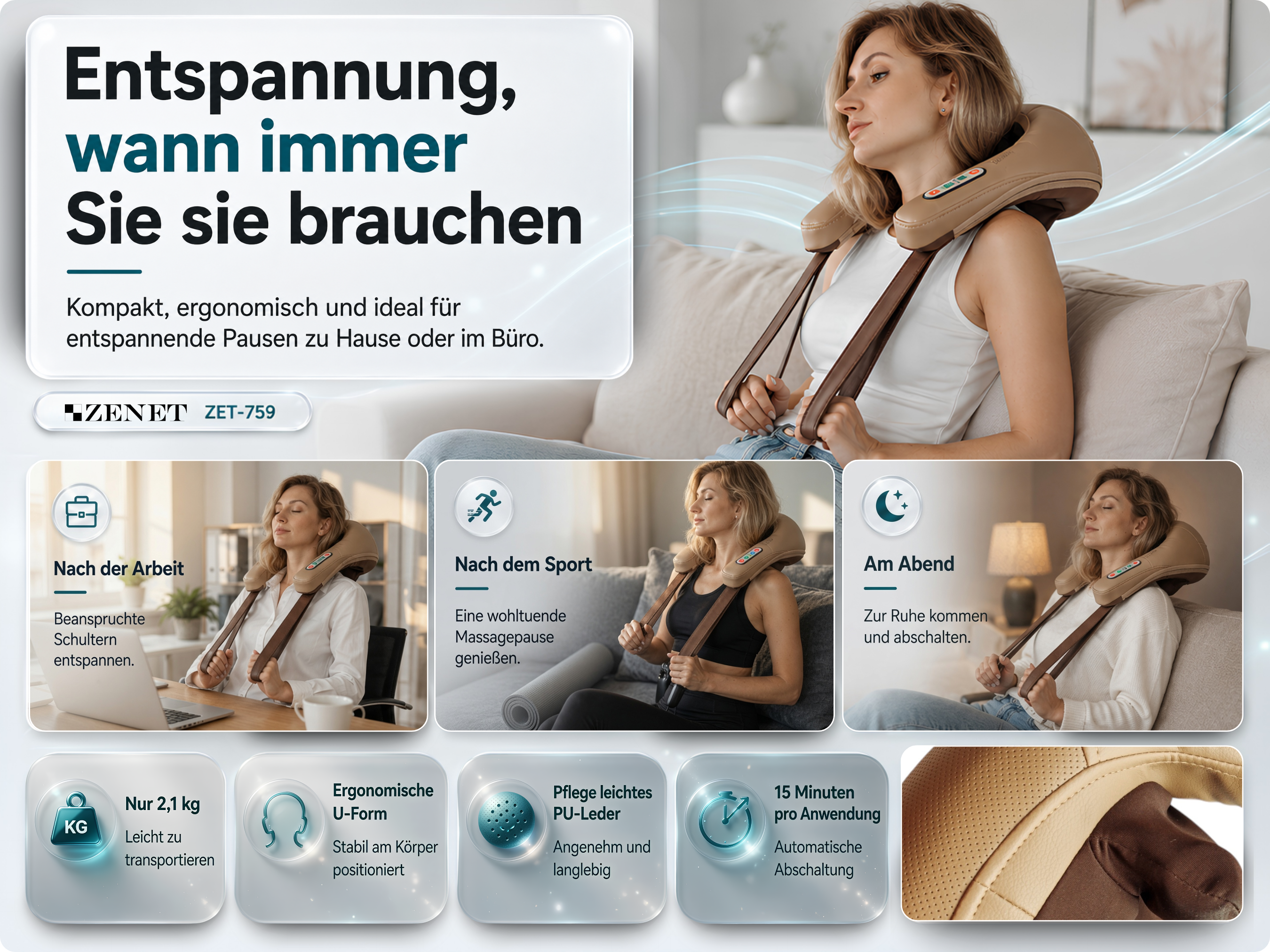 Zenet ZET-759 einfache und sichere Bedienung