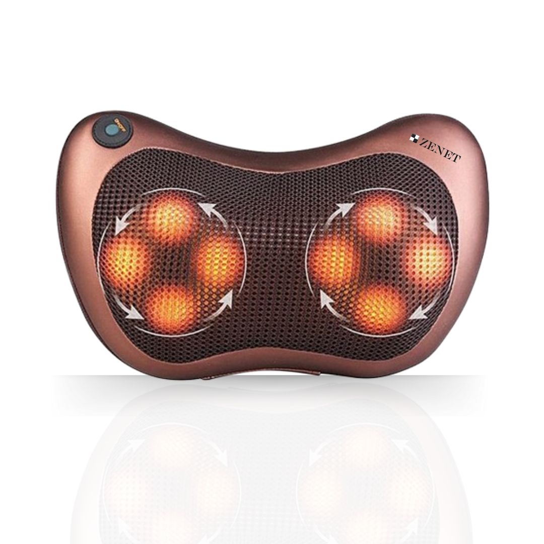 Lendenkissen Mit Wärme & Vibration | Massagekissen Für Auto & Büro | 3 Heizstufen & 3 Intensitäten