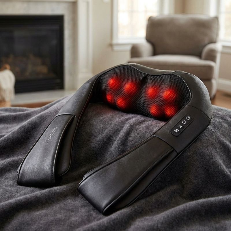 Shiatsu Nackenmassagerät mit Infrarot-Wärmefunktion ZENET 758